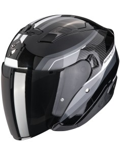 Casco Scorpion Exo-230 Hipe | Negro y plata