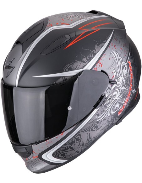 Casco Scorpion Exo-491 Run | Mate-Negro y rojo