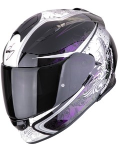 Casco Scorpion Exo-491 Run | Negro y camaleón