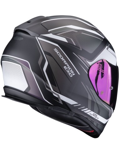 Casco Scorpion Exo-491 Zumo | Mate-Negro y camaleón