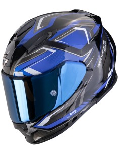 Casco Scorpion Exo-491 Zumo | Negro y azul