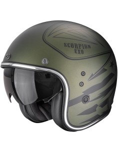 Casco Scorpion Belfast Evo Dawg | Mate-Verde