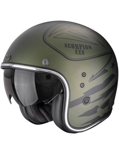 Casco Scorpion Belfast Evo Dawg | Mate-Verde