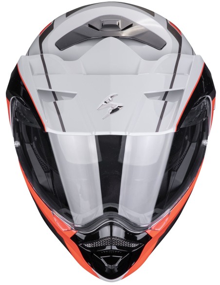Casco Scorpion ADX-2 Kamps | Gris y rojo