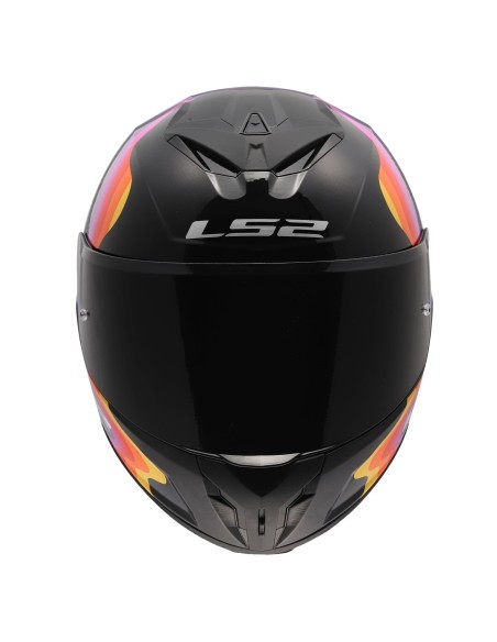 Casco LS2 FF820 Rapid III Flow | Negro y multicolor