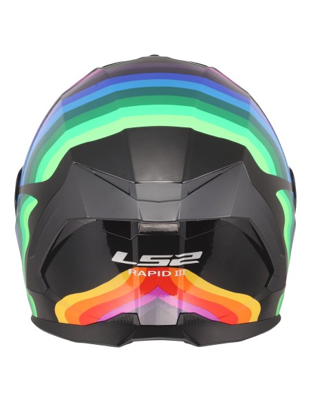 Casco LS2 FF820 Rapid III Flow | Negro y multicolor