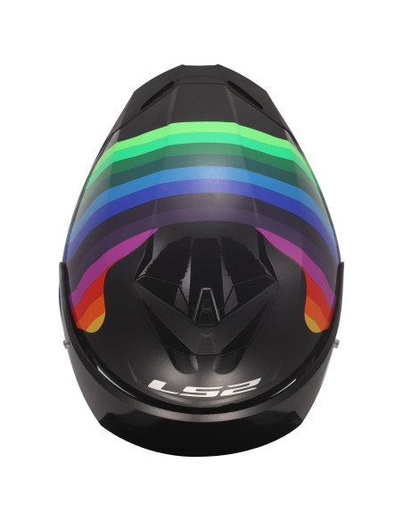 Casco LS2 FF820 Rapid III Flow | Negro y multicolor