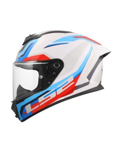 Casco LS2 FF820 Rapid III Hyper | Blanco-azul-rojo