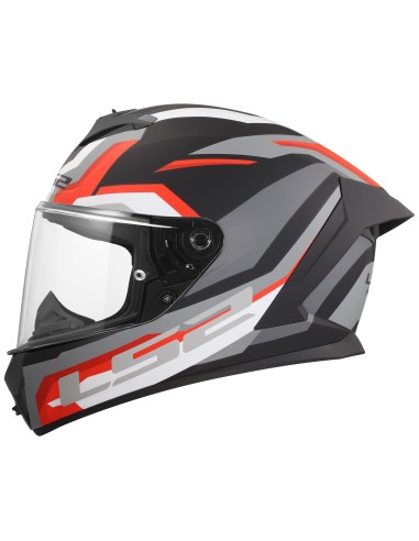 Casco LS2 FF820 Rapid III Hyper | Mate-Negro y rojo
