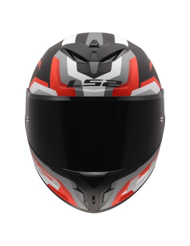 Casco LS2 FF820 Rapid III Hyper | Mate-Negro y rojo