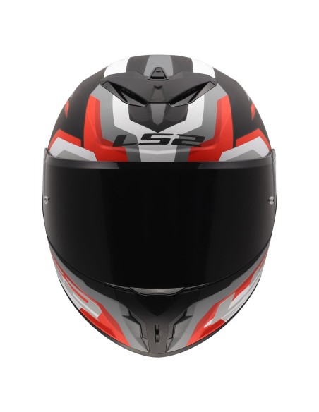 Casco LS2 FF820 Rapid III Hyper | Mate-Negro y rojo