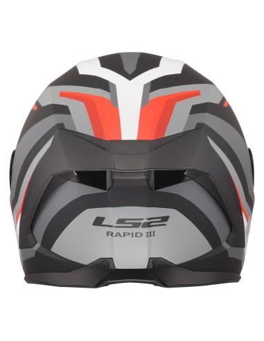 Casco LS2 FF820 Rapid III Hyper | Mate-Negro y rojo