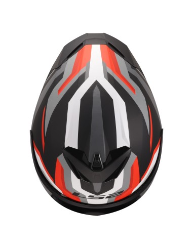 Casco LS2 FF820 Rapid III Hyper | Mate-Negro y rojo