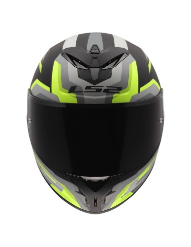 Casco LS2 FF820 Rapid III Hyper | Mate-Negro y amarillo fluor