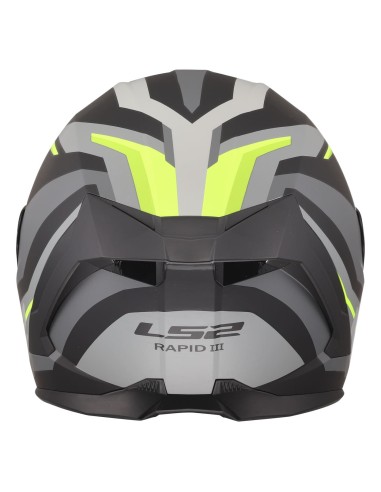 Casco LS2 FF820 Rapid III Hyper | Mate-Negro y amarillo fluor