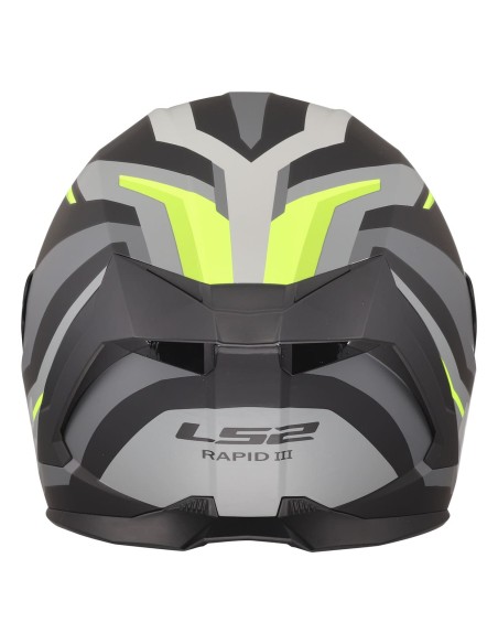 Casco LS2 FF820 Rapid III Hyper | Mate-Negro y amarillo fluor