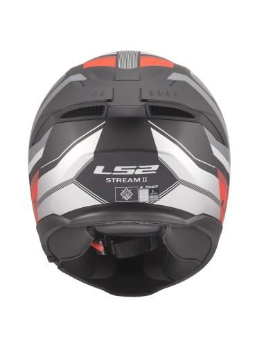 Casco LS2 FF808 Stream II Vintage | Mate-Negro-gris-rojo