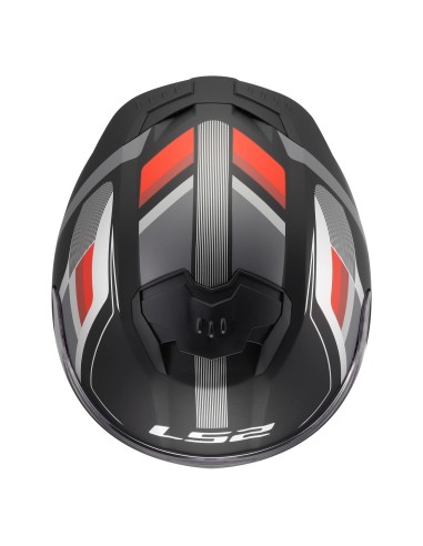 Casco LS2 FF808 Stream II Vintage | Mate-Negro-gris-rojo