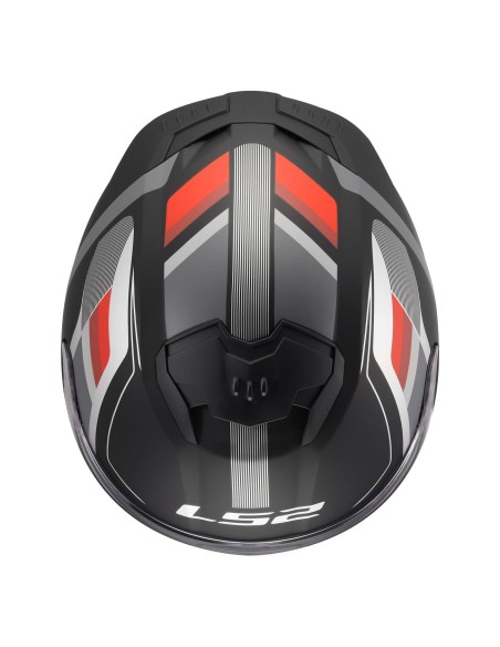 Casco LS2 FF808 Stream II Vintage | Mate-Negro-gris-rojo