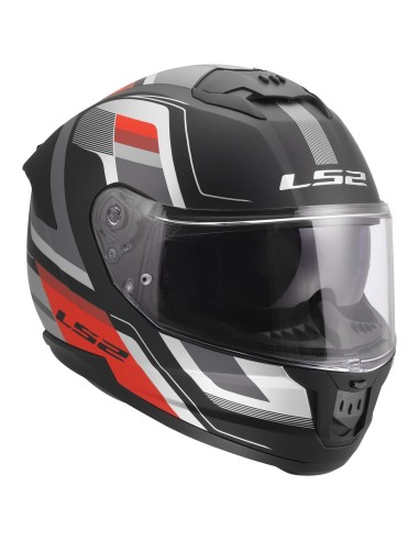 Casco LS2 FF808 Stream II Vintage | Mate-Negro-gris-rojo