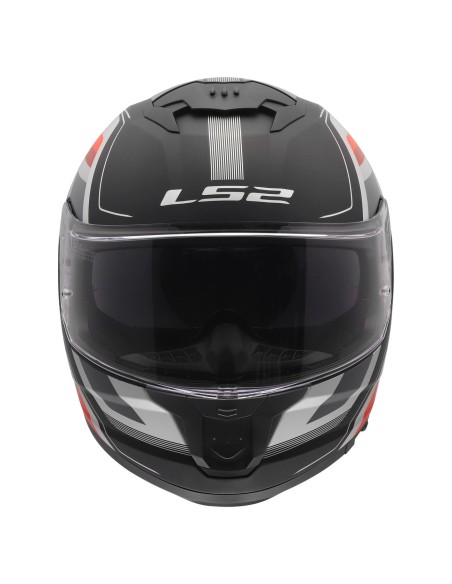 Casco LS2 FF808 Stream II Vintage | Mate-Negro-gris-rojo