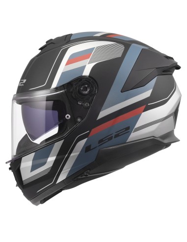 Casco LS2 FF808 Stream II Vintage | Mate-Negro-gris-petrol