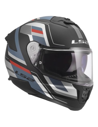 Casco LS2 FF808 Stream II Vintage | Mate-Negro-gris-petrol