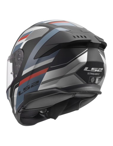 Casco LS2 FF808 Stream II Vintage | Mate-Negro-gris-petrol