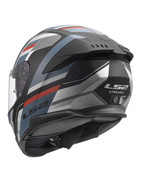 Casco LS2 FF808 Stream II Vintage | Mate-Negro-gris-petrol