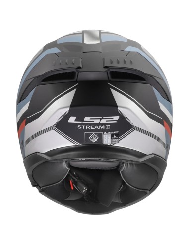 Casco LS2 FF808 Stream II Vintage | Mate-Negro-gris-petrol