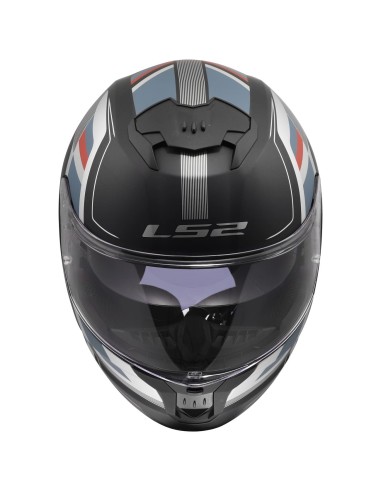 Casco LS2 FF808 Stream II Vintage | Mate-Negro-gris-petrol