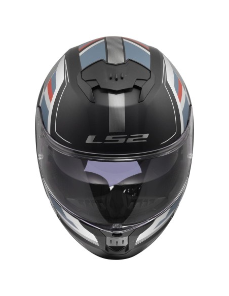 Casco LS2 FF808 Stream II Vintage | Mate-Negro-gris-petrol