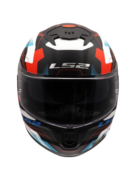 Casco LS2 FF808 Stream II Mika | Blanco-azul-rojo