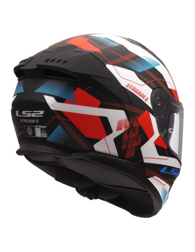 Casco LS2 FF808 Stream II Mika | Blanco-azul-rojo