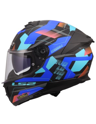 Casco LS2 FF808 Stream II Mika | Negro y azul