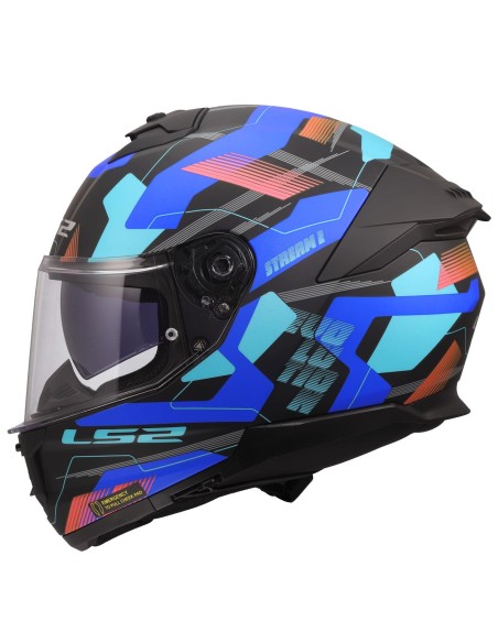 Casco LS2 FF808 Stream II Mika | Negro y azul