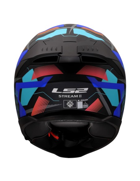 Casco LS2 FF808 Stream II Mika | Negro y azul