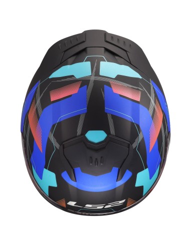 Casco LS2 FF808 Stream II Mika | Negro y azul
