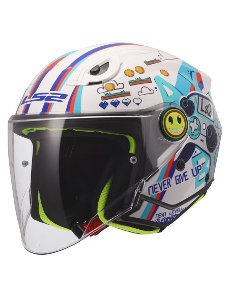 Casco LS2 OF622 Funny II Next Level | Blanco