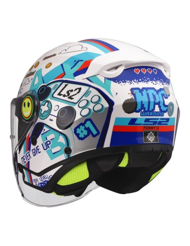 Casco LS2 OF622 Funny II Next Level | Blanco