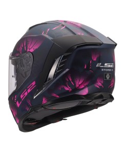 Casco LS2 FF818 Storm III Burst | Negro y rosa 2