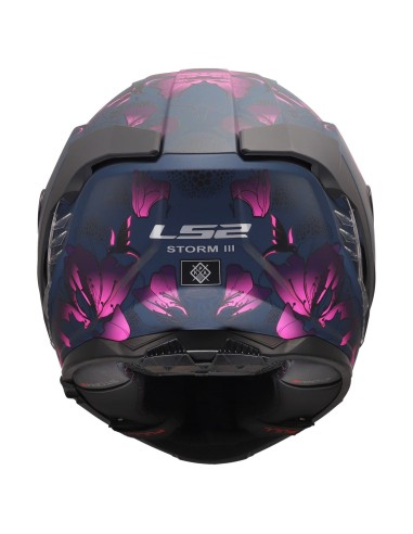 Casco LS2 FF818 Storm III Burst | Negro y rosa