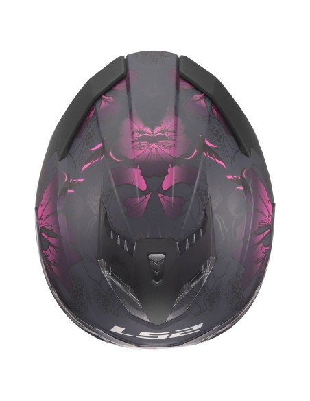 Casco LS2 FF818 Storm III Burst | Negro y rosa