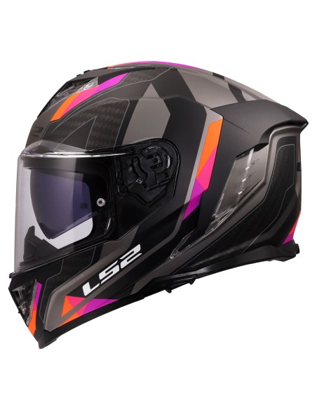 Casco LS2 FF818 Storm III Sporty | Gris y púrpura