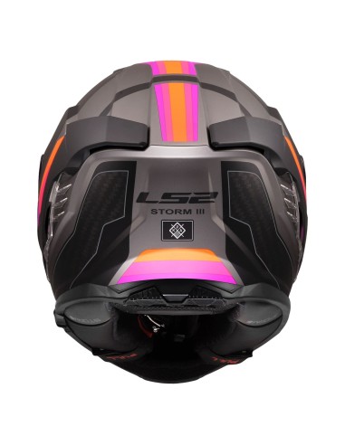 Casco LS2 FF818 Storm III Sporty | Gris y púrpura