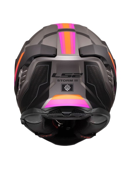 Casco LS2 FF818 Storm III Sporty | Gris y púrpura