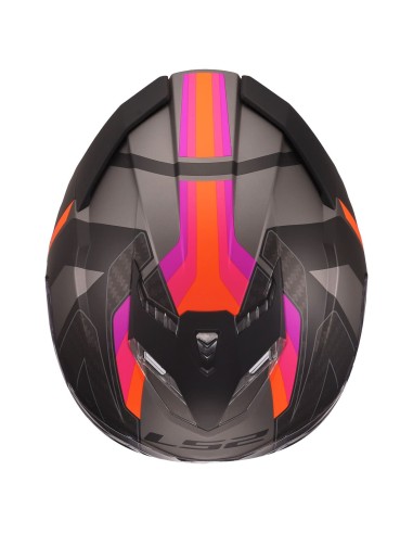 Casco LS2 FF818 Storm III Sporty | Gris y púrpura