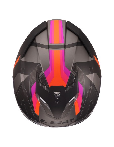 Casco LS2 FF818 Storm III Sporty | Gris y púrpura