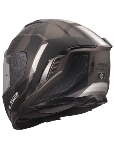 Casco LS2 FF818 Storm III Sporty | Negro y gris