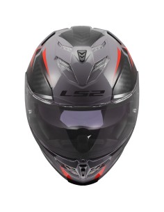 Casco LS2 FF818 Storm III Dynamo | Gris y rojo 2